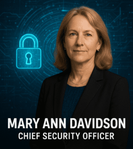 Mary Ann Davidson) ओरेकल कॉर्पोरेशन की चीफ सिक्योरिटी ऑफिसर (CSO) हैं