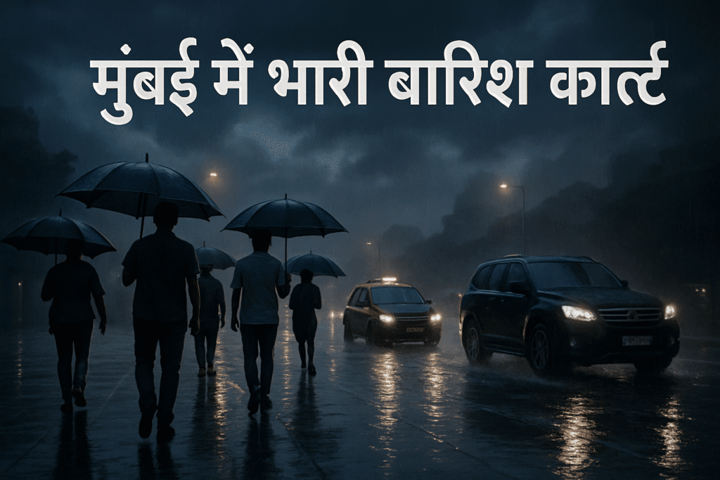 Extreme Rainfall Alert मुंबई में भारी बारिश का अलर्ट