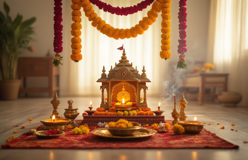 नवरात्रि पूजा की पूर्ण विधि: घर पर माँ दुर्गा को कैसे प्रसन्न करें-2025