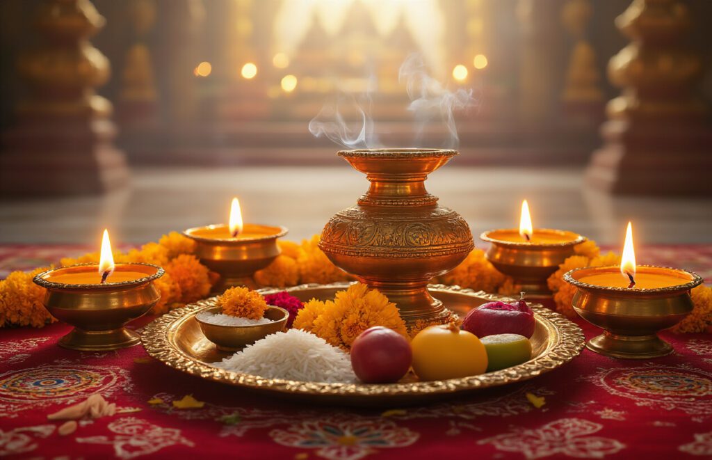 नवरात्रि पूजा की पूर्ण विधि: घर पर माँ दुर्गा को कैसे प्रसन्न करें-2025