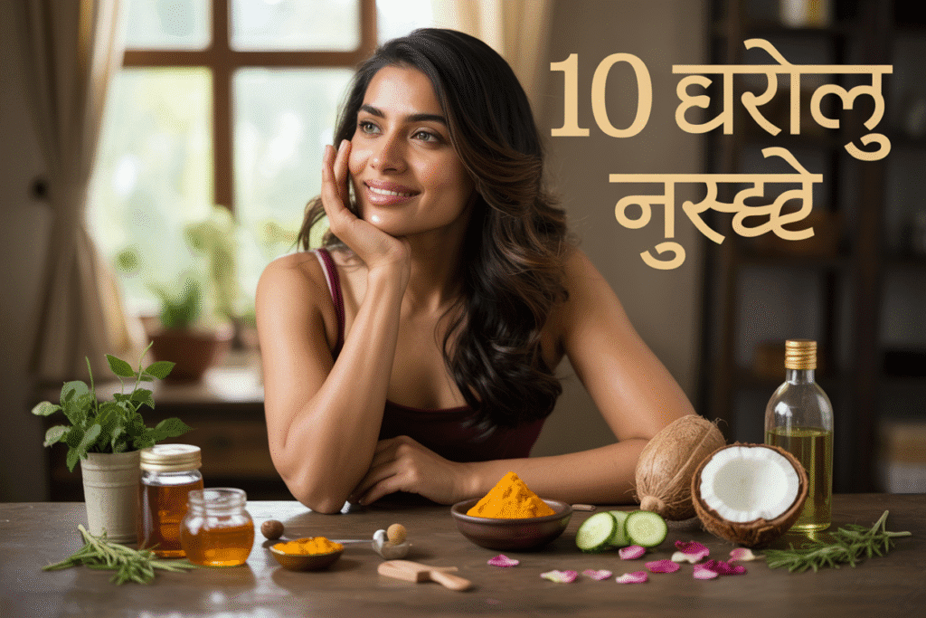 Ghar Par Chamakti त्वचा के 10 नुस्खे