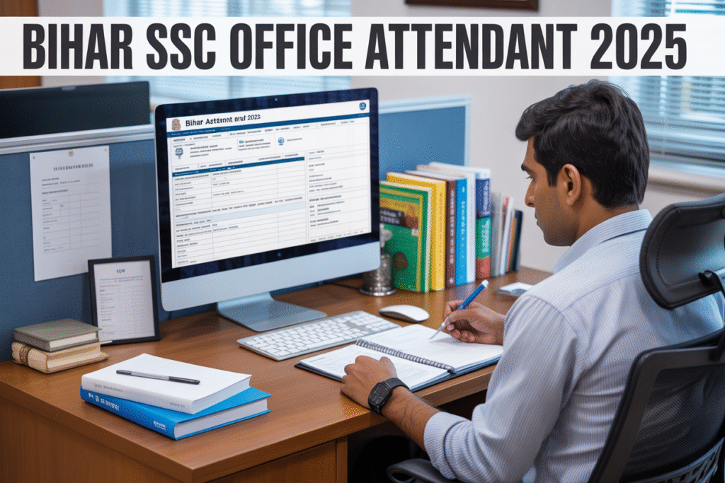 Bihar SSC Office Attendant 2025: पूरी जानकारी एक क्लिक में