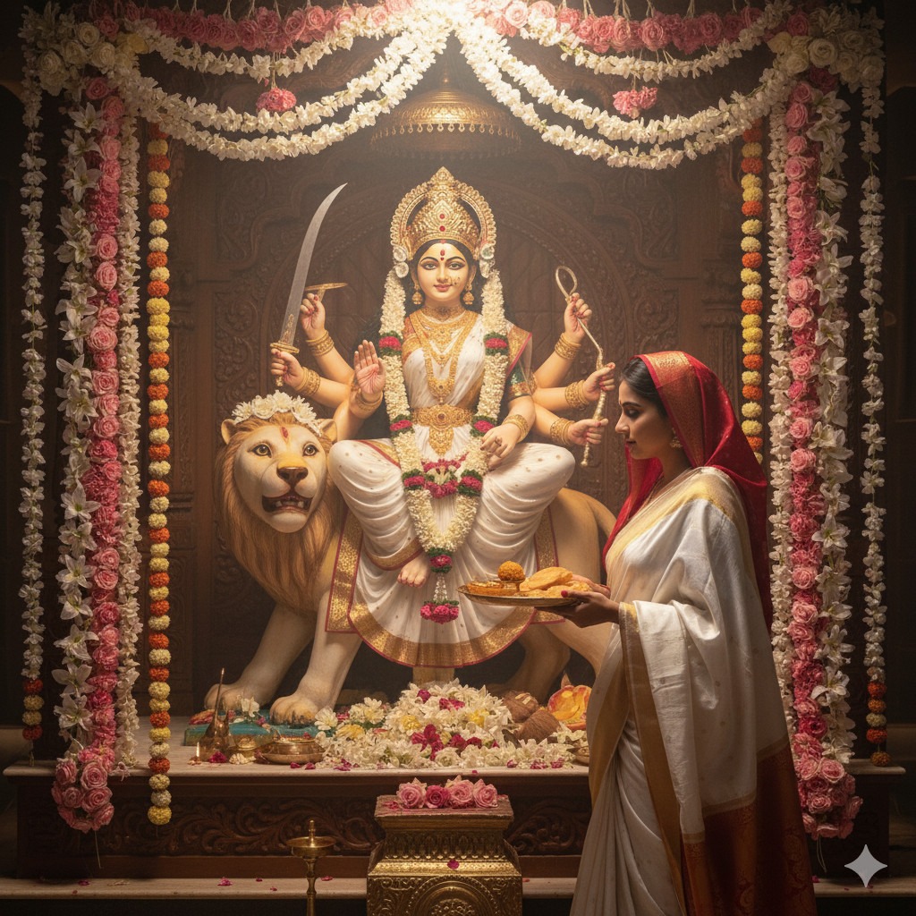 Day 8 – Mata Mahagauri Puja
