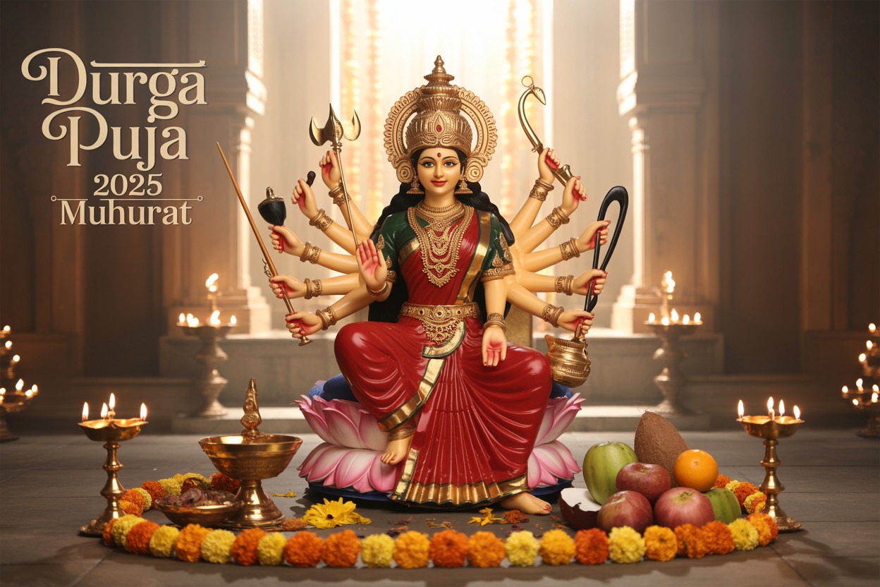 Durga Puja 2025 Muhurat Date: शुभ समय, पूजा विधि और टॉप 5 खास बातें
