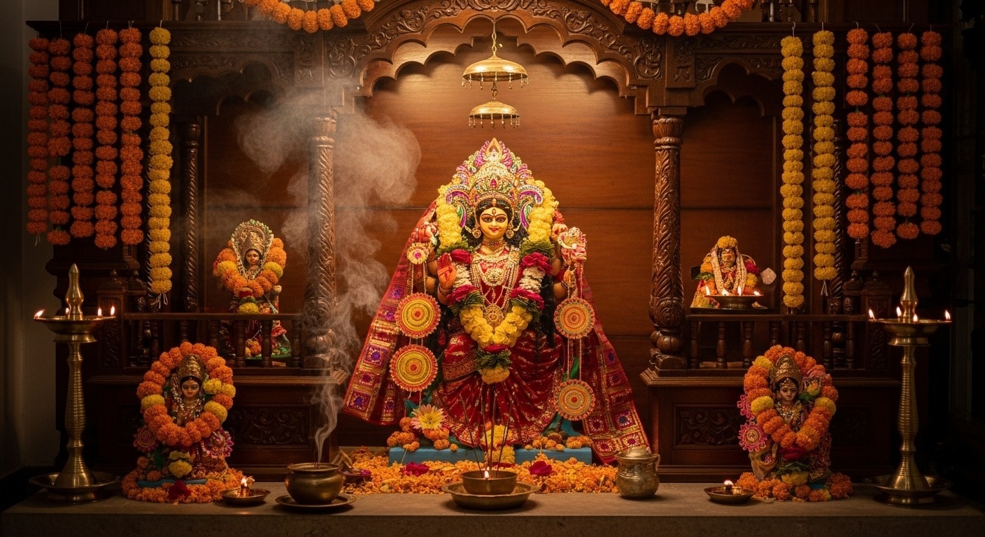 Durga Puja Home Mandir