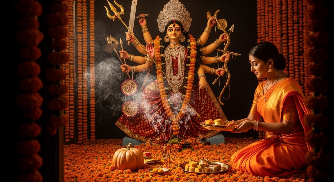 Day 4 – Mata Kushmanda Puja