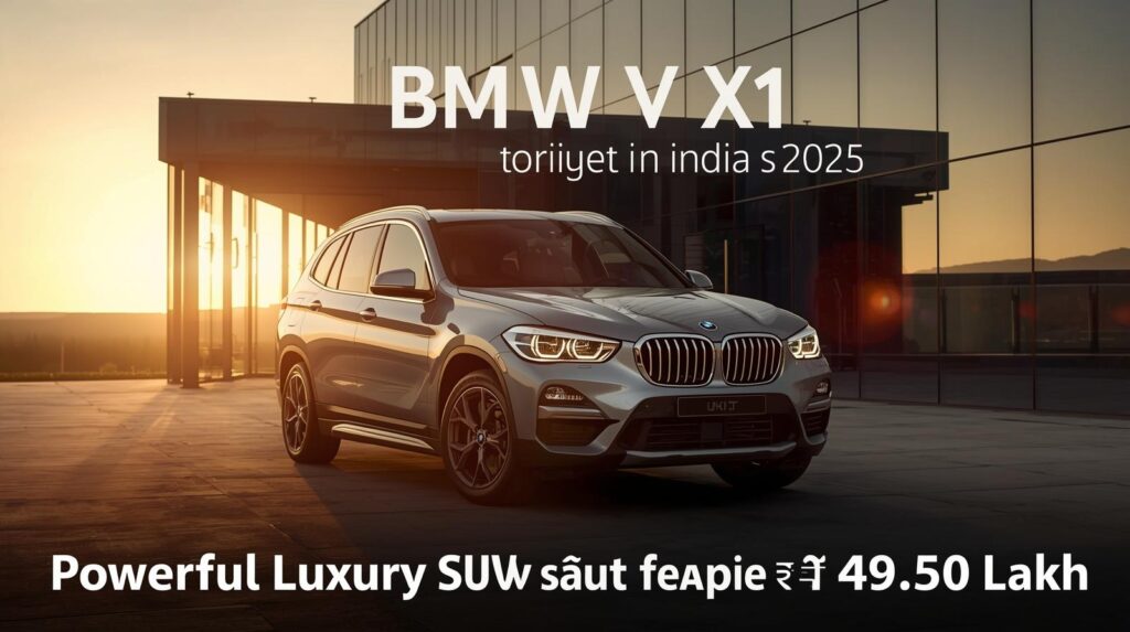 BMW X1 Price in India 2025 Powerful Luxury SUV Offers Starting from ₹ 49.50 Lakh – A Smart Choice for Style Lovers