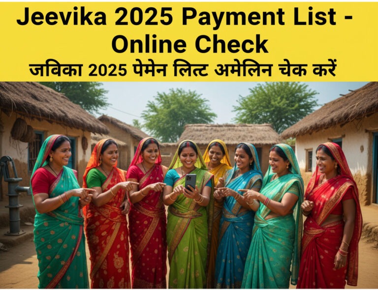 Jeevika 2025 Payment List Live – Step-by-Step Guide to Check Online